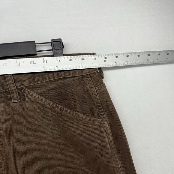 Vintage Diesel Jeans Mens 32 Fits 34x34 Brown Carpenter Baggy Workwear Labor y2k - Picture 6 of 16